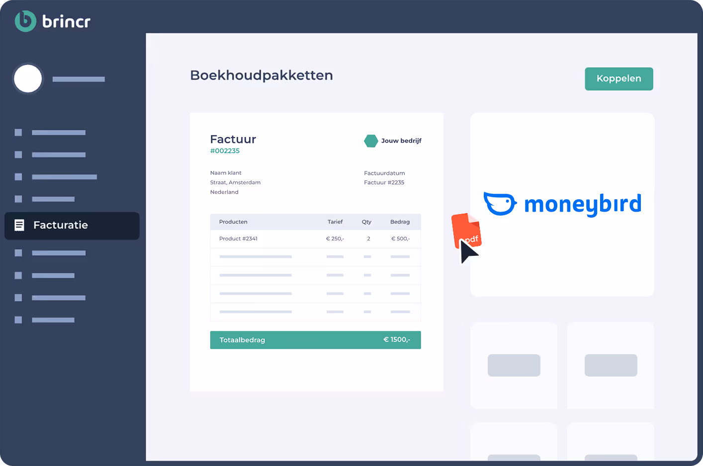 Blijf vertrouwd werken met Moneybird